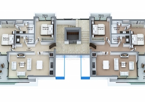 مجمع سكني حديث في منطقة كاستل – ألانيا