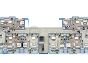 مجمع سكني حديث في منطقة كاستل – ألانيا
