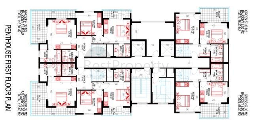 مجمع سكني مميز وفاخر في منطقة محمودلار – ألانيا