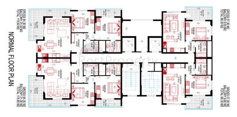 مجمع سكني مميز وفاخر في منطقة محمودلار – ألانيا