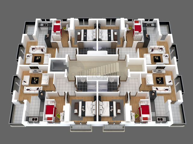 مجمع في المرحلة النهائية من البناء في كونيالتي ، أنطاليا