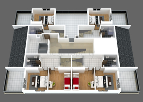 مجمع في المرحلة النهائية من البناء في كونيالتي ، أنطاليا
