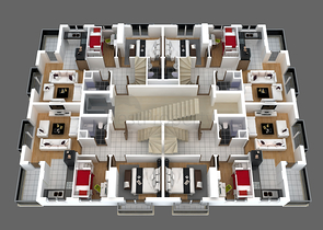 مجمع في المرحلة النهائية من البناء في كونيالتي ، أنطاليا