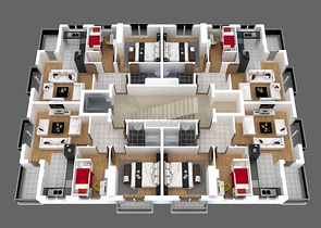 مجمع في المرحلة النهائية من البناء في كونيالتي ، أنطاليا