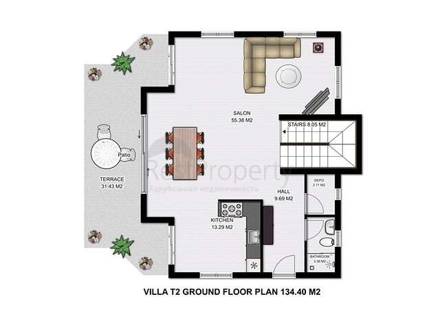 فلل بمساحات واسعة واطلالة بحر في كارجي جاك / الانيا 