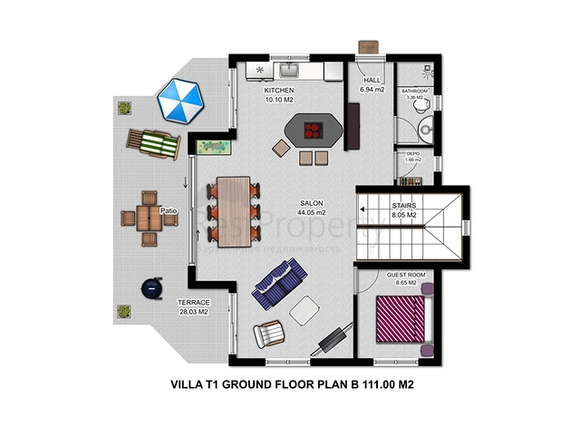 فلل بمساحات واسعة واطلالة بحر في كارجي جاك / الانيا 