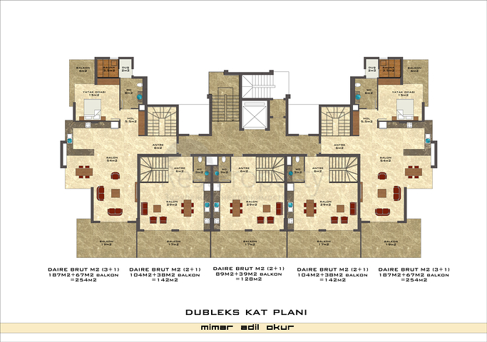مجمع سكني فاخر حديث على الخط الأول من البحر في منطقة كارجي جاك – ألانيا