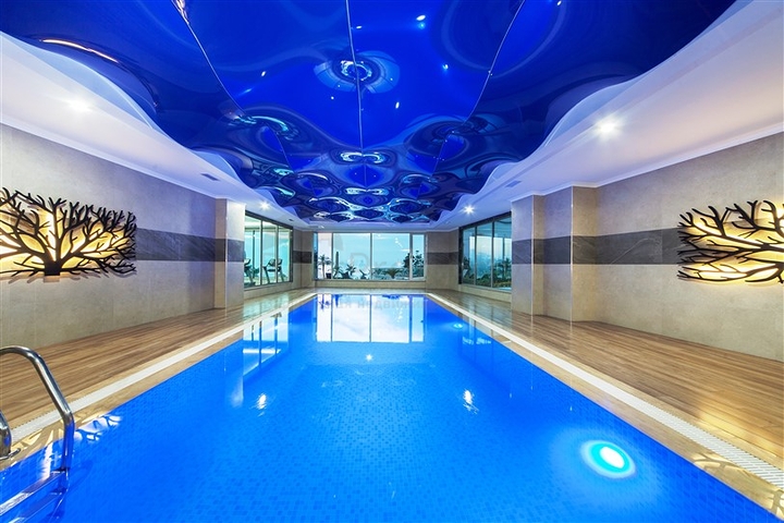 مجمع سكني فاخر حديث على الخط الأول من البحر في منطقة كارجي جاك – ألانيا