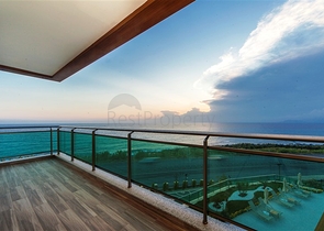 مجمع سكني فاخر حديث على الخط الأول من البحر في منطقة كارجي جاك – ألانيا