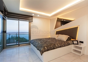 مجمع سكني فاخر حديث على الخط الأول من البحر في منطقة كارجي جاك – ألانيا