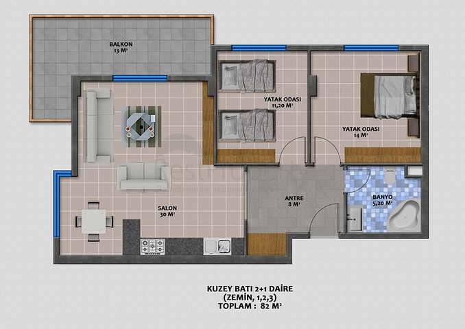مجمع سكني مميز في كاستل من الانيا 