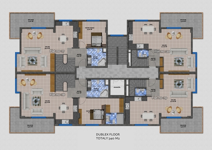 مجمع سكني مميز في كاستل من الانيا 