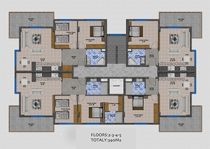 مجمع سكني مميز في كاستل من الانيا 