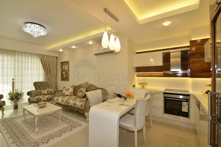 شقق ضمن مجمع سكني على الطراز الفاخر في منطقة محمودلار - ألانيا