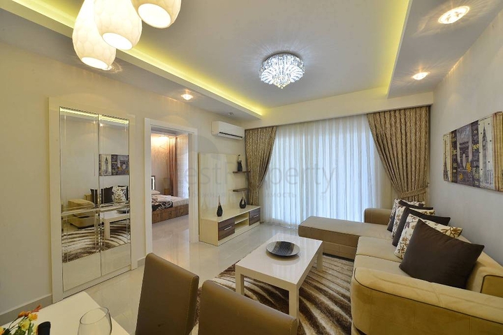 شقق ضمن مجمع سكني على الطراز الفاخر في منطقة محمودلار - ألانيا