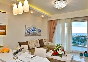 شقق ضمن مجمع سكني على الطراز الفاخر في منطقة محمودلار - ألانيا