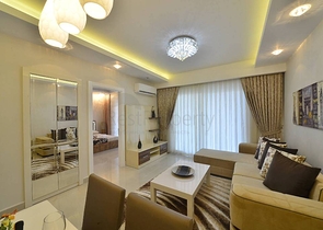 شقق ضمن مجمع سكني على الطراز الفاخر في منطقة محمودلار - ألانيا