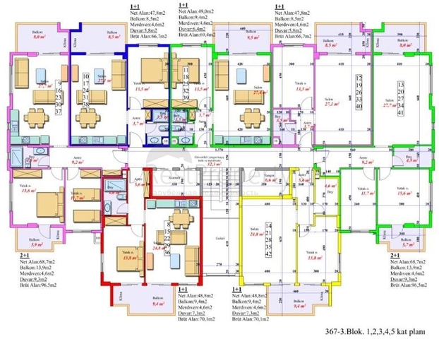  شقق ضمن مجمع سكني حديث في افسلار / الانيا 