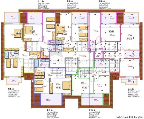  شقق ضمن مجمع سكني حديث في افسلار / الانيا 
