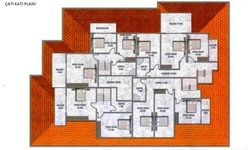 مجمع سكني حديث في منطقة أوبا من مدينة الانيا التركية