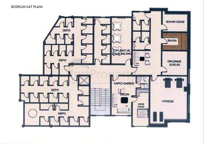 مجمع سكني حديث في منطقة أوبا من مدينة الانيا التركية