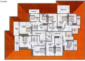 مجمع سكني حديث في منطقة أوبا من مدينة الانيا التركية