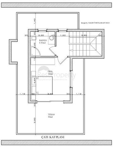 فيلا ضمن مجمع سكني على مسافة قريبة من البحر في منطقة كوناكليه – ألانيا 
