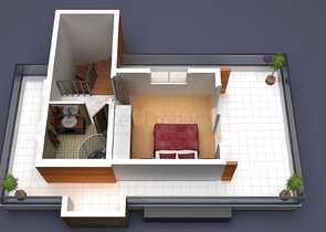 فيلا ضمن مجمع سكني على مسافة قريبة من البحر في منطقة كوناكليه – ألانيا 