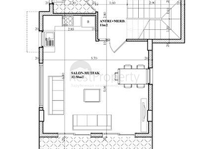 فيلا ضمن مجمع سكني على مسافة قريبة من البحر في منطقة كوناكليه – ألانيا 