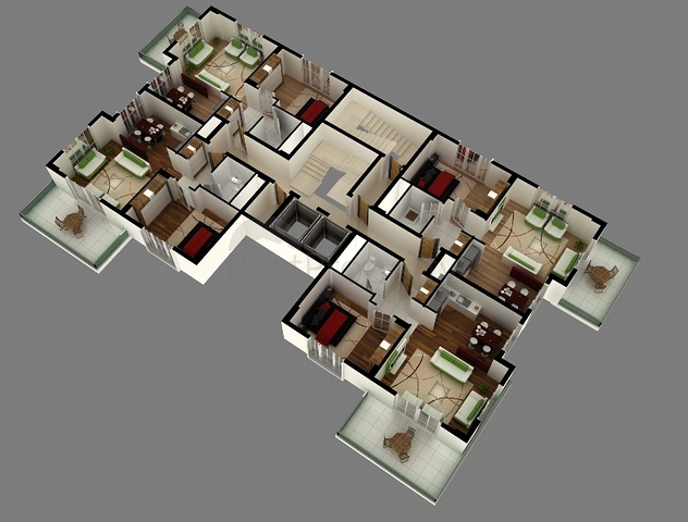 مجمع سكني على الطراز الفاخر في منطقة محمودلار – ألانيا