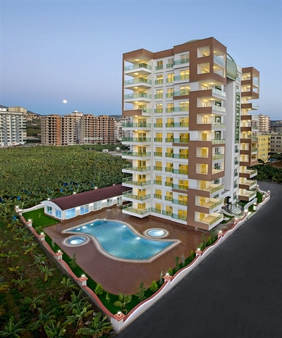 مجمع سكني على الطراز الفاخر في منطقة محمودلار – ألانيا