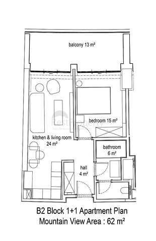 مناسب للجنسية التركية - مجمع 5 نجوم - في كارجي جاك / الانيا 