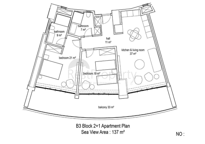 مناسب للجنسية التركية - مجمع 5 نجوم - في كارجي جاك / الانيا 