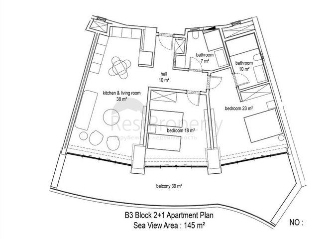 مناسب للجنسية التركية - مجمع 5 نجوم - في كارجي جاك / الانيا 