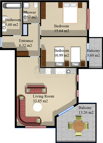 شقق و بينتهاوس في اوبا - الانيا