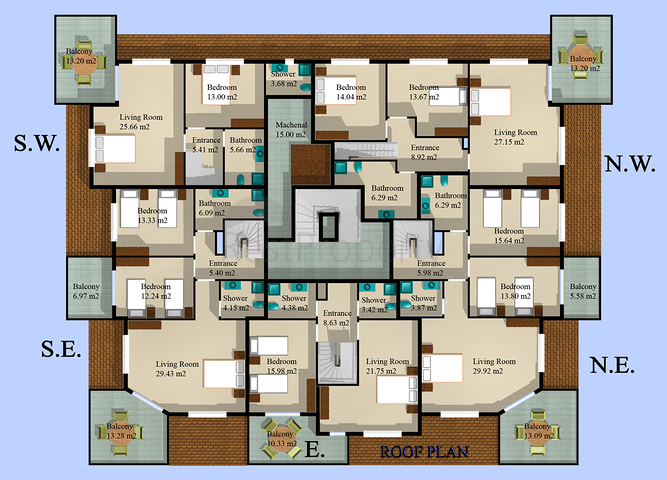 شقق و بينتهاوس في اوبا - الانيا