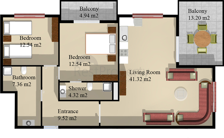 شقق و بينتهاوس في اوبا - الانيا