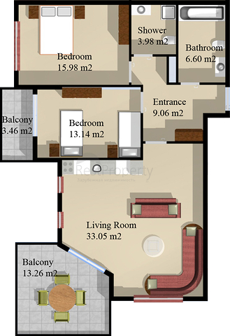 شقق و بينتهاوس في اوبا - الانيا