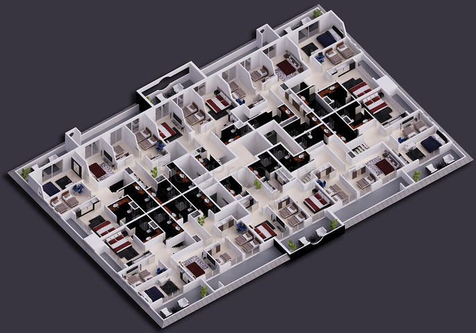 شقق ضمن مجمع فريد من نوعه في مركز أوبا – ألانيا