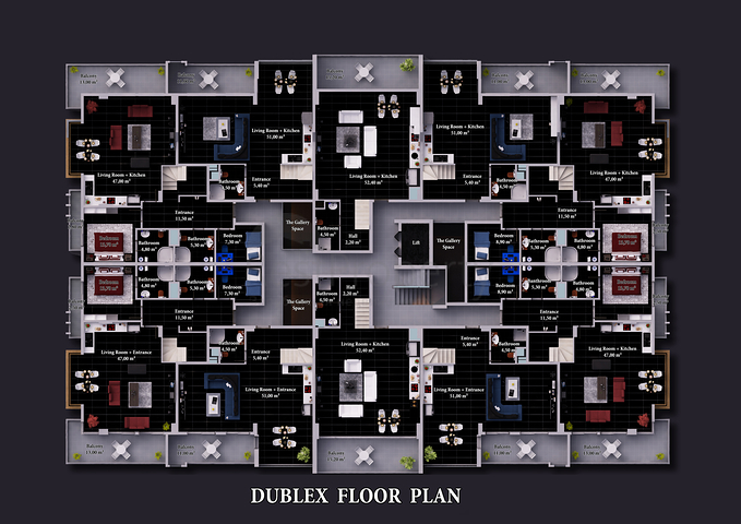شقق ضمن مجمع فريد من نوعه في مركز أوبا – ألانيا