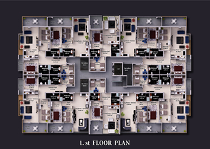 شقق ضمن مجمع فريد من نوعه في مركز أوبا – ألانيا