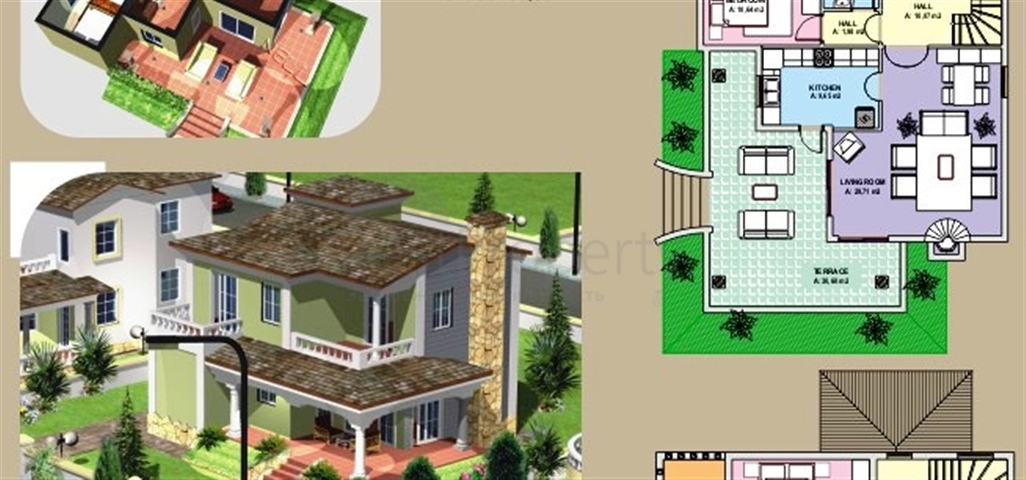 مجمع فيلات في مركز المدينة السياحية الانيا