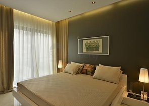 مجمع حديث على بعد 100 متر من شاطئ البحر الأبيض المتوسط في منطقة أوبا – ألانيا