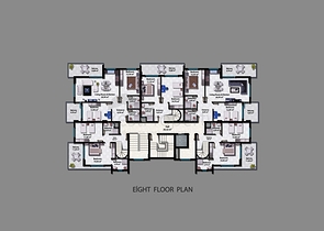 شقة بتخطيط 1+1 في منطقة محمودلار - ألانيا