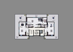 شقة بتخطيط 1+1 في منطقة محمودلار - ألانيا