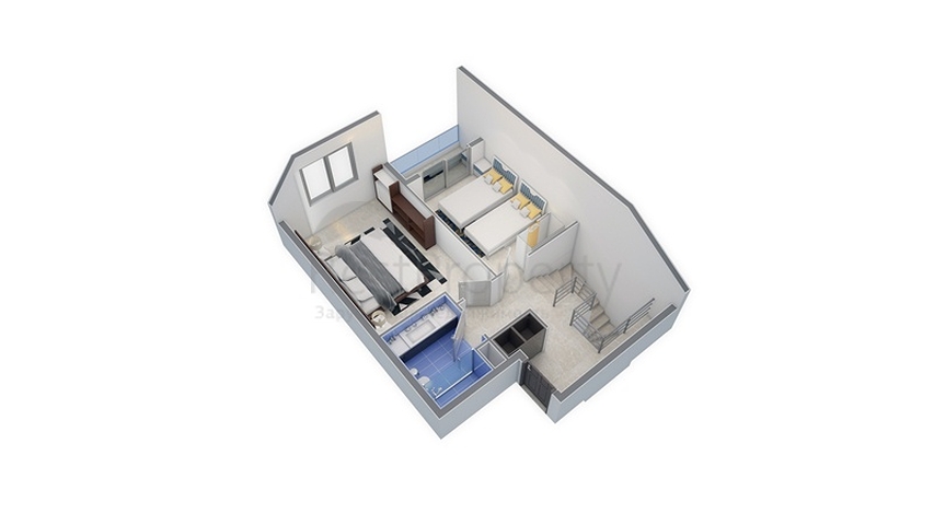 مجمع سكني حديث من قبل شركة البناء في منطقة كاستل – ألانيا