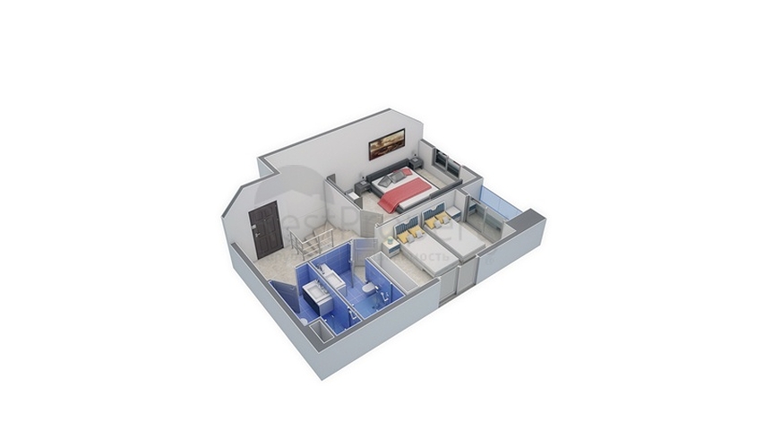 مجمع سكني حديث من قبل شركة البناء في منطقة كاستل – ألانيا