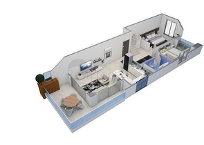 مجمع سكني حديث من قبل شركة البناء في منطقة كاستل – ألانيا