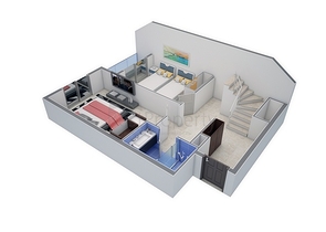 مجمع سكني حديث من قبل شركة البناء في منطقة كاستل – ألانيا