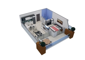 مجمع سكني حديث من قبل شركة البناء في منطقة كاستل – ألانيا